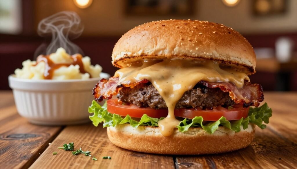 Comfort food burger style