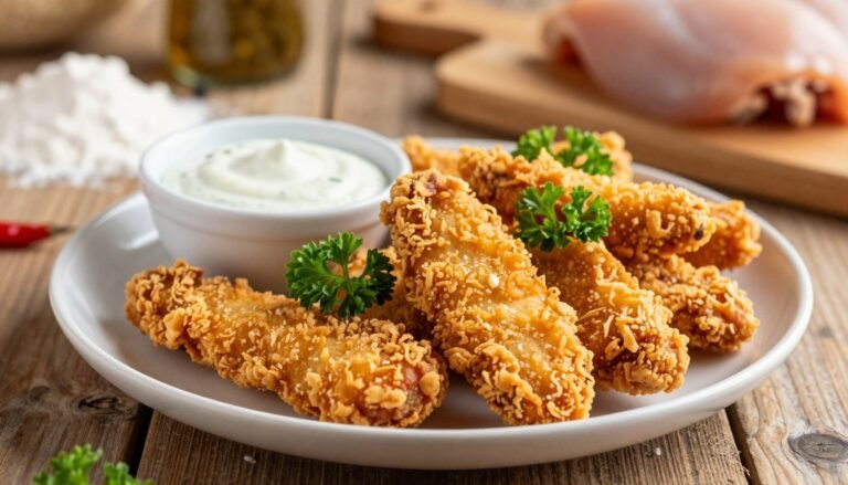 fried chicken strips recipe