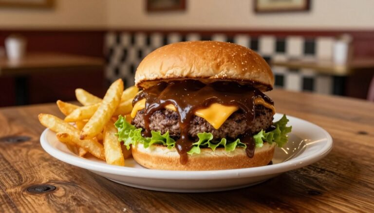 hamburger with gravy