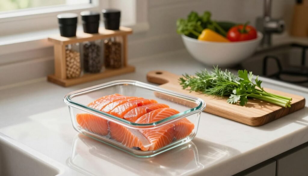 leftover salmon storage