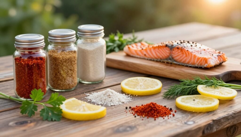 salmon plank seasoning options