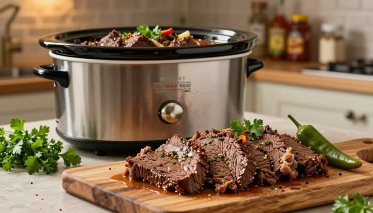 slow cooker italian beef