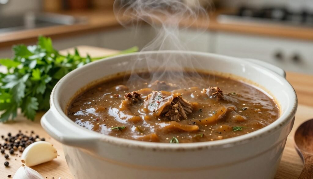 slow cooker pot roast gravy