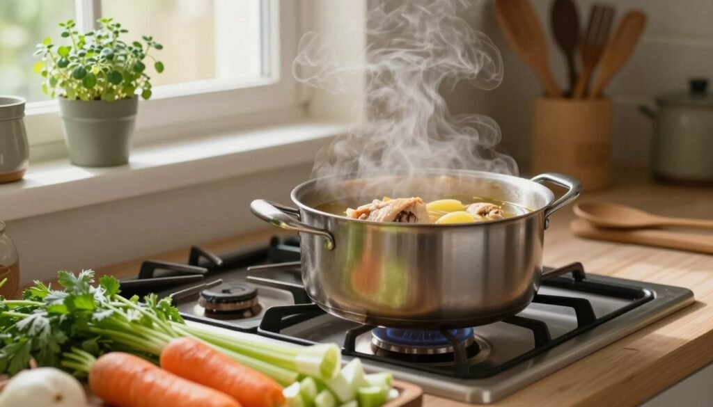stovetop chicken stock method