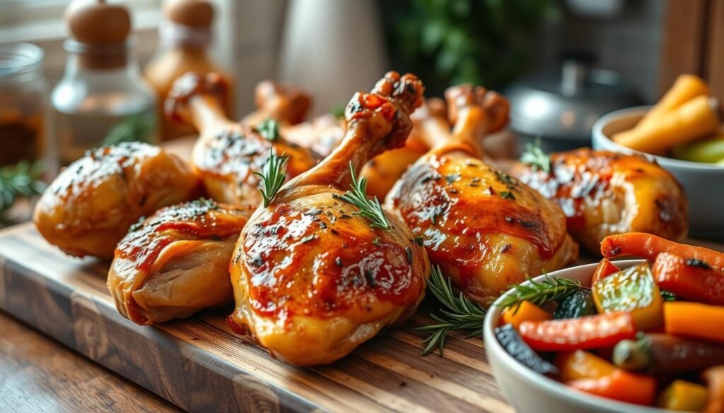 baked chicken legs and thighs