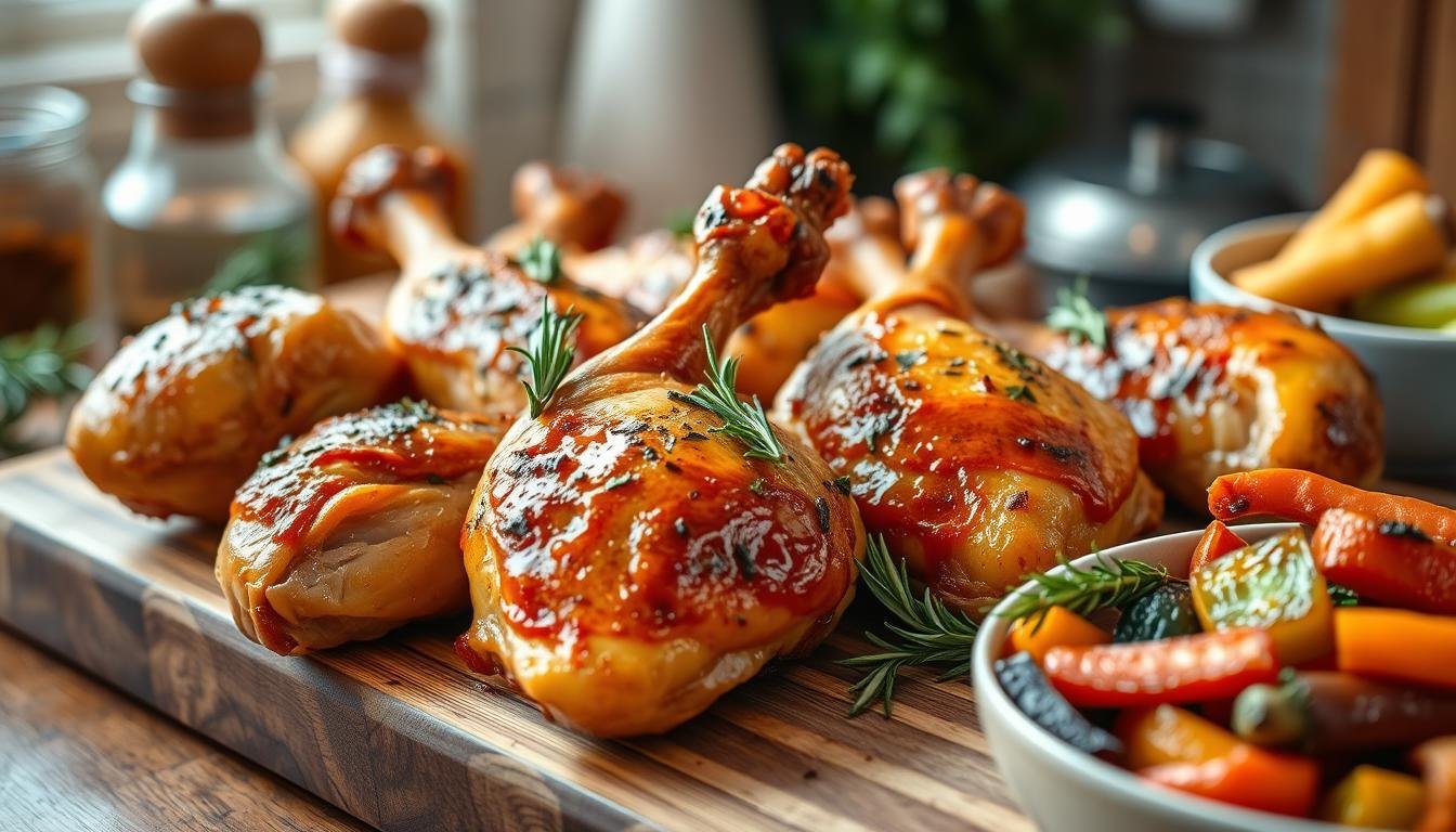 baked chicken legs and thighs