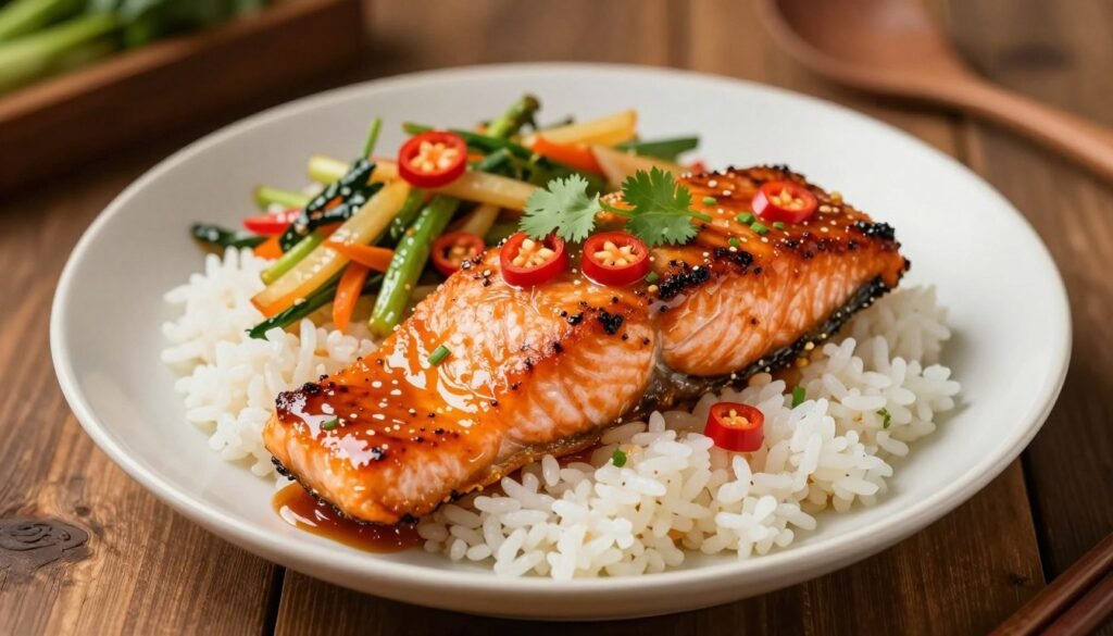 chili garlic salmon