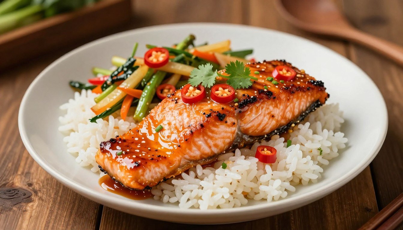 chili garlic salmon