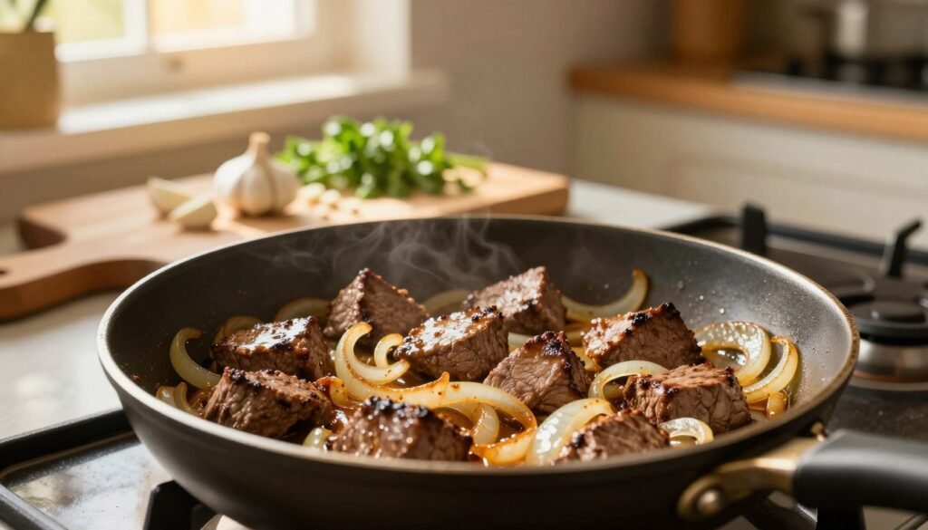 cooking liver and onions