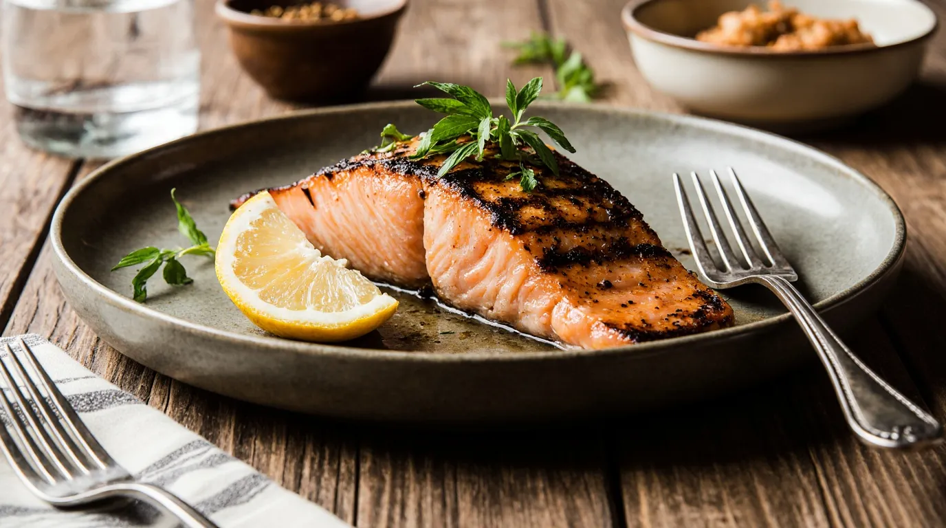 grilled sockeye salmon
